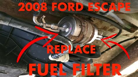 The fuel filter for your Ford Escape is found between the fuel inlet and the fuel pump. This filter is responsible for filtering out debris and contaminants from the fuel in order to keep your Escape's fuel injectors from clogging. Over time, or as the result of contaminated fuel, the fuel filter may become clogged.. 