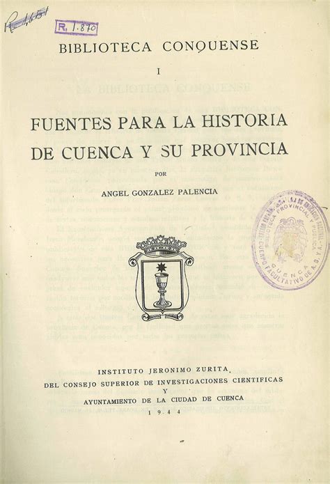 Fuentes para la historia de cuenca y su provincia. - Manual focus lens for nikon d7000.