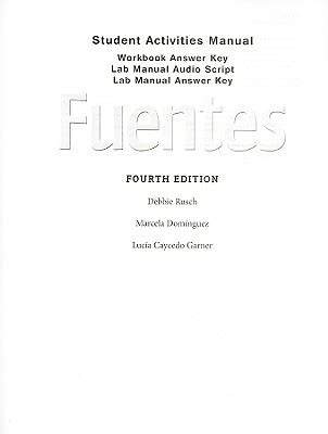 Fuentes student activities manual workbook answer key. - Solutions manual to accompany chemical engineering kinetics third edition.