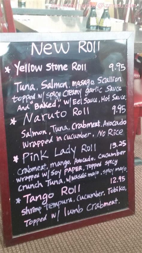 Yellowtail Jalapeno. Sliced yellowtail salmon and jalapeno with ponzu sauce. $11.75..