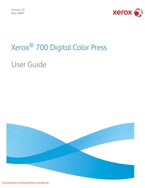 Fuji xerox 700 digital color press user guide. - Jack and jill of america program handbook.