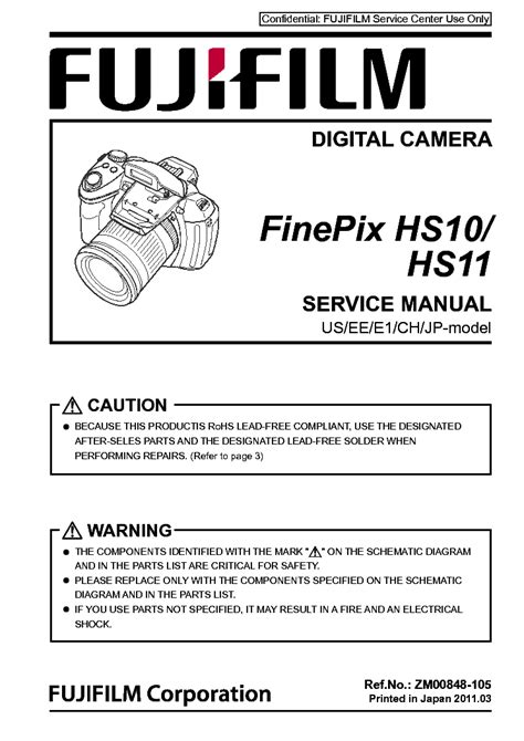 Fujifilm finepix hs10 hs11 service manual repair guide. - Craftsman garage door opener user manual.