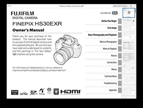 Fujifilm finepix hs30exr digital camera manual. - Acer iconia tab a500 tablet user manual.