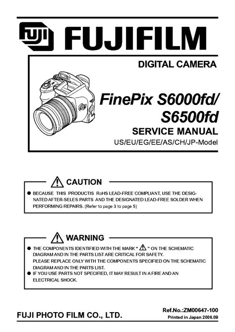 Fujifilm finepix s6000fd s6500fd s6000 s6500 fd service manual repair guide. - Dottrina dell'errore nella storia del diritto romano..