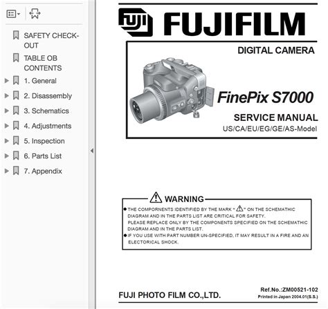 Fujifilm finepix s7000 service repair manual. - 2003 acura tl brake light switch manual.