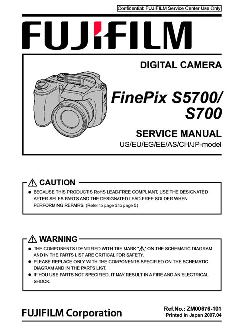 Fujifilm fuji finepix s5700 s700 service repair manual. - 1997 mitsubishi montero sport repair manual.