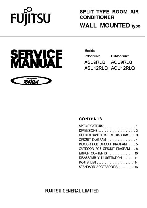 Fujitsu air conditioner asu12rlq service manual. - Yamaha atv yfm 600 4x4 grizzly service repair manual 1998 1999 download.