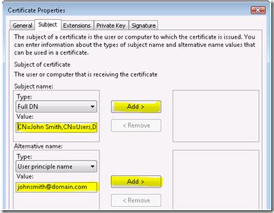 Full DN on certificate that includes serialNumber