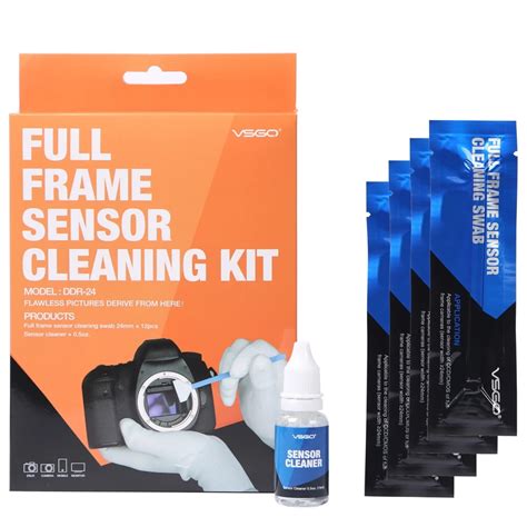 Full Frame DSLR SLR Camera Sensor CCD/CMOS Cleaning Kit VSGO DDR24 for
