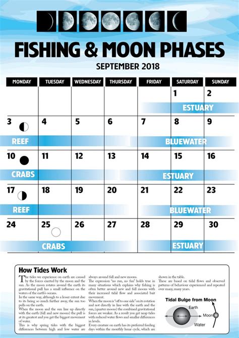 Full Moon Fishing Calendar