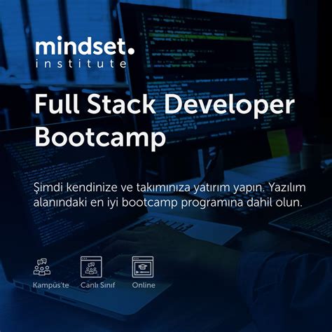 Full Stack Developer Bootcamp Programı Mindset Institute.