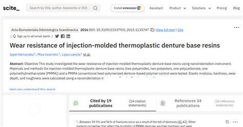 Full article: Wear resistance of injection-molded thermoplastic …