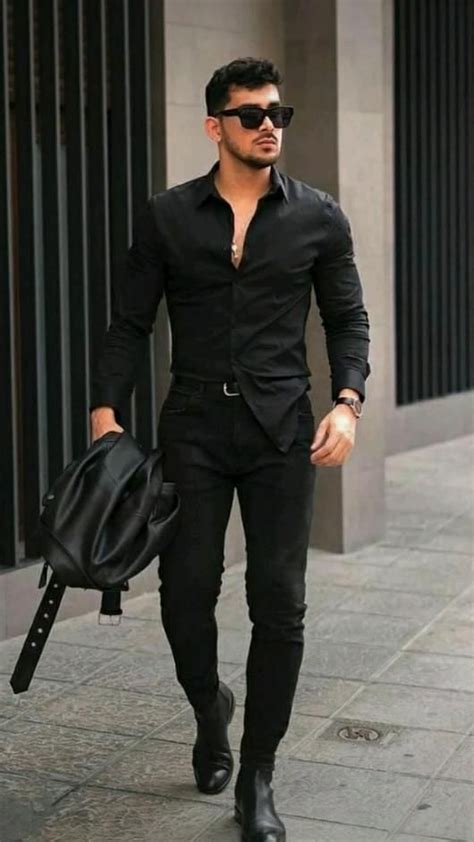 Full black outfit men.  That&rsquo;s why you must do everything possible to a...