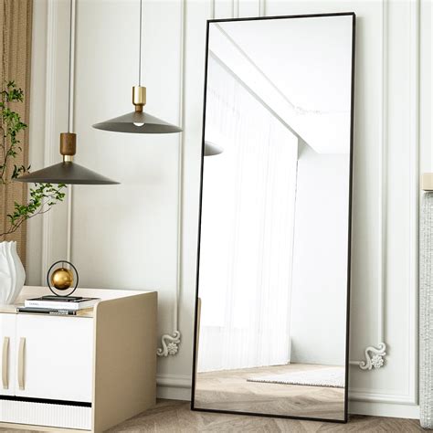 Full body mirror walmart. FENNIO 63" x 16" Full Length Mirror with Lights and Stand - Wall Mounted and Floor Standing Mirror, LED Lighted Full Body Dressing Mirror, Vanity Mirror for Bedroom, Dimming & 3 Color Modes, White Add 