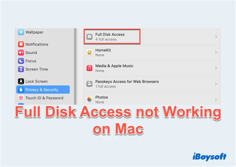 Full disk access mac not showing.  An overview of Full Disk Access on Mac, includin...
