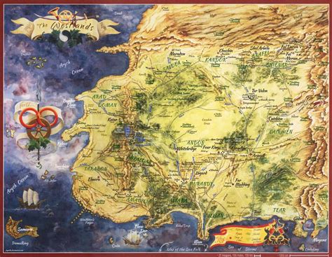 Hand drawn in 2020, this colorful political map of the Westlands brings to life The Wheel of Time World. The map comes in a variety of sizes, ready to trace the travels of the Emon's Field Five or as you read or watch. These museum-quality posters are made on thick and durable matte paper.. 