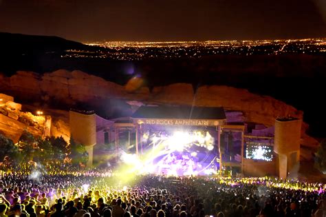 Full list of concerts at Red Rocks in April