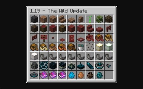 Full list of new blocks added in Minecraft 1 19
