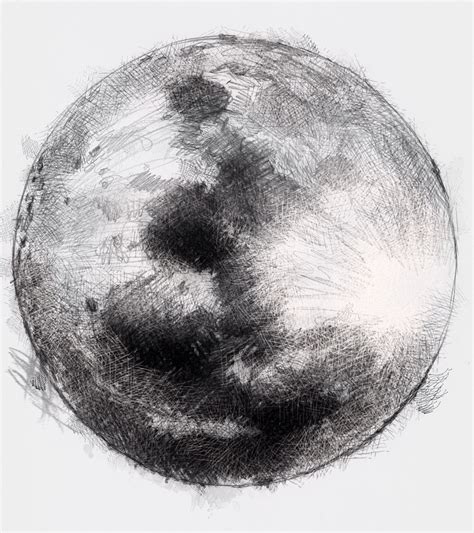 Full moon SeanBriggs Moon drawing, Moon sketches, Full moon tattoo