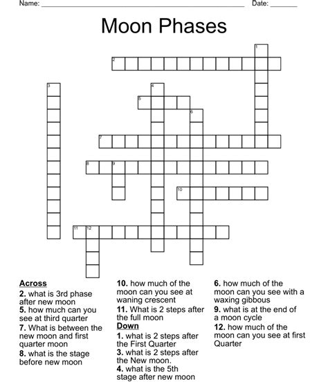 Full moon for one crossword. The Crossword Solver found 30 answers to "where to see a full moon", 3 letters crossword clue. The Crossword Solver finds answers to classic crosswords and cryptic crossword puzzles. Enter the length or pattern for better results. Click the answer to find similar crossword clues. 