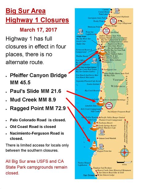 Full overnight closure of Hwy 1 planned for next week