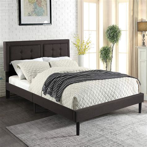 Full platform bed with headboard. Things To Know About Full platform bed with headboard. 