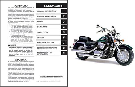 Full version free owners manual 1998 suzuki 1500 intruder. - Suzuki vz1500 boulevard m90 2009 onward bike repair manual.