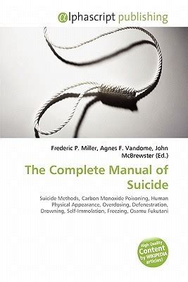 Full version the complete manual of suicide english. - Sony kv 24fv300 trinitron color tv service manual.