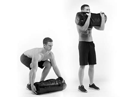 Full-body weighted bag workout - Men