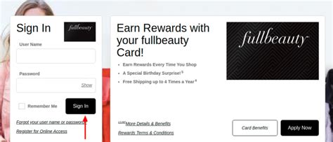 Enjoy these top rewards and special benefits when you use the Fullbeauty credit card: Earn Rewards Every Time You Shop. $10 Rewards for every 200 points earned at FULLBEAUTY Brands. 1 point earned for every $1 spent with your card. 3. Free Shipping up to 4 Times a Year. ... SIGN UP FOR TEXTS ....