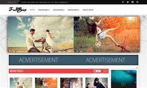 Fullbox Responsive Blogger Template 2014 Free Blogger Templates
