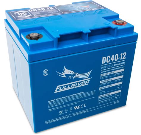 Fullriver DC40-12. Boat battery Fullriver 40Ah 12V - baterias.com