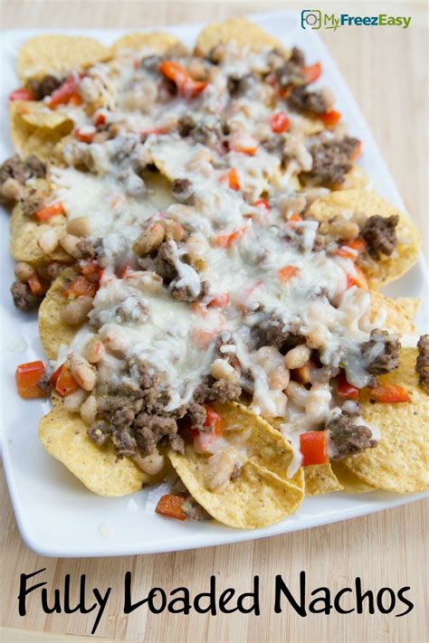 Fully Loaded Beef Nachos - MyFreezEasy