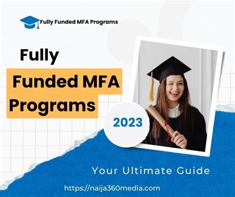 Fully funded mfa programs. 