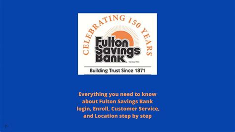 Fulton savings. Things To Know About Fulton savings. 