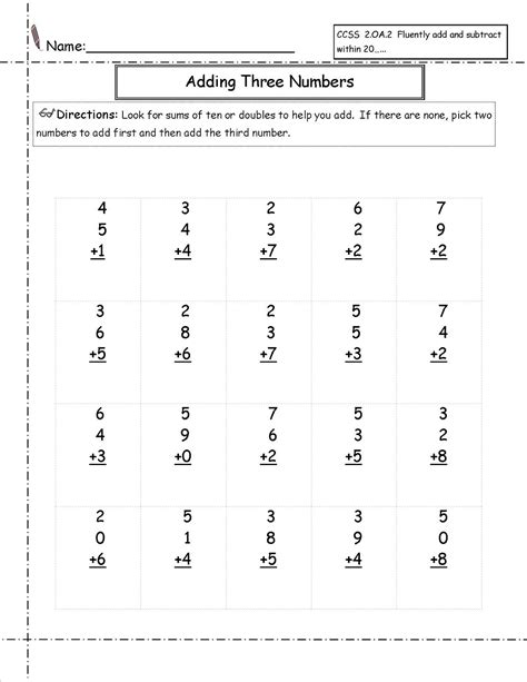 Fun AAA Math Worksheets Activity Shelter