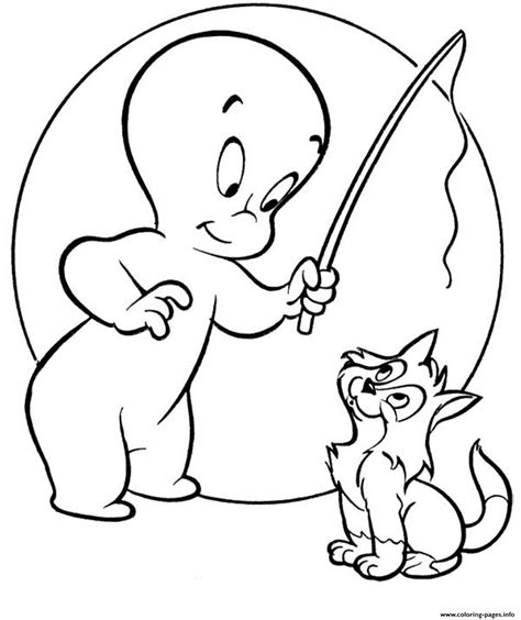 Fun Coloring Pages Casper Ghost Coloring Pages
