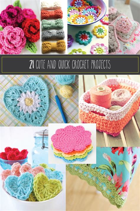 Fun Crochet Patterns 21 Cute And Quick Crochet Projects