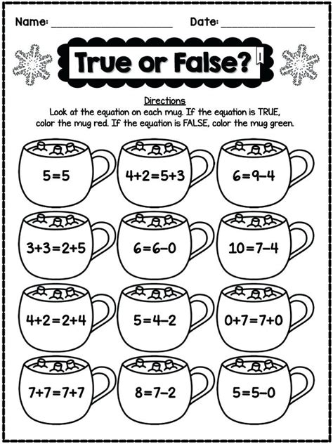 Fun Free Printable Math Worksheets