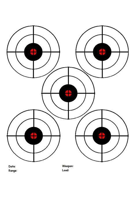 Fun Free Printable Targets