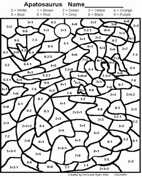Fun Math Coloring Pages