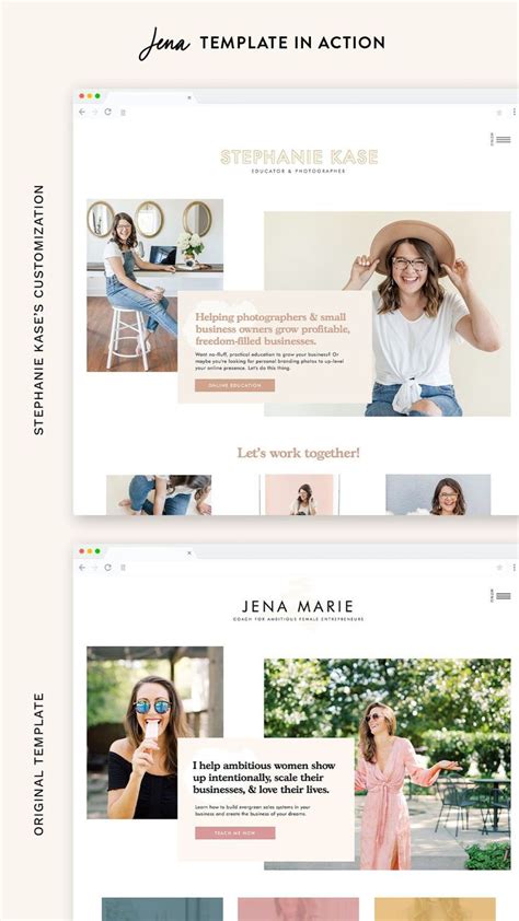 Fun Showit Website Template for Photographers and Educators