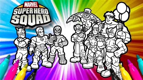 Fun Squad Coloring Pages