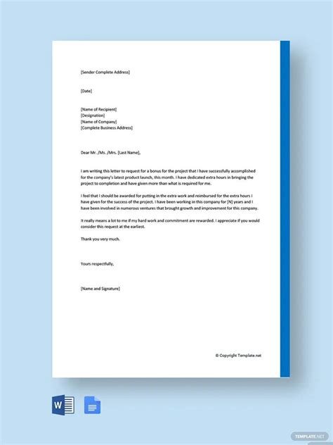 Fun Tips About Bonus Request Letter Format Cv Template Master Profitlayer
