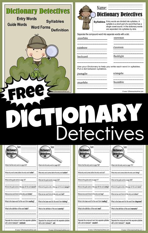 Fun and Free Activities for Using the Dictionary