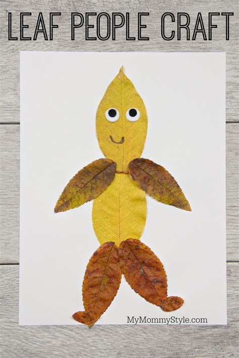 Fun and easy leaf people craft - My Mommy Style