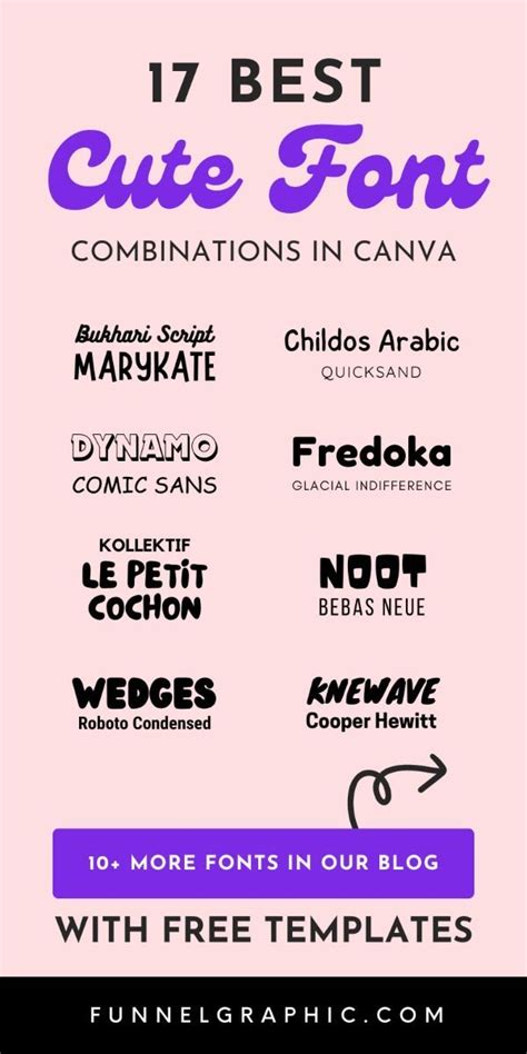 Fun free fonts generator.  Browse 1,000+ curated combinations.  You could use i...