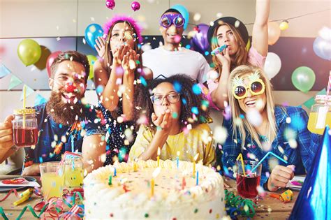 Fun grown up birthday ideas. 2. Host the party at an unusual venue, such as a museum or an amusement park. 3. Plan unique activities, such as a scavenger hunt, karaoke contest or a game tournament. 4. Create personalized decorations like banners or centerpieces that reflect the theme or the interests of the birthday person. 5. 