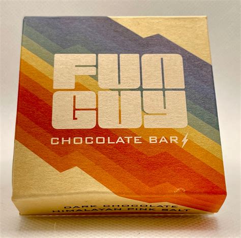 Fun guy chocolate bar. Fun Guy Mushroom Chocolate Bar. At the core of every Wholesale Fun Guy Chocolate Bar is rich, dark chocolate infused with the tantalizing taste of truffle that makes it highly addictive. It also features crunchy, whole almonds that add texture and enhance the nutty flavor. These high-quality ingredients combine to create a luxurious chocolate ... 