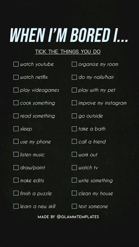 Fun things to do by yourself. One of the best ways to snap out of boredom AND optimize a slow time is to flip your brain into learning mode. In learning mode you: I highly recommend you start a learning bucket list. Sit down with a pen and paper (or extend your vision boarding) and answer these questions: 